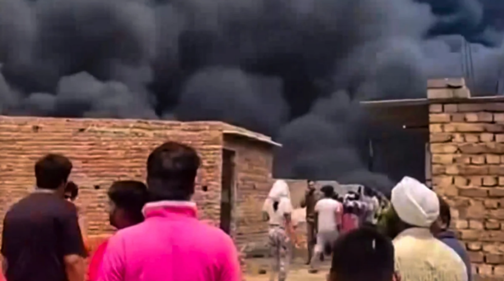 Urban Slum Fire Evictions