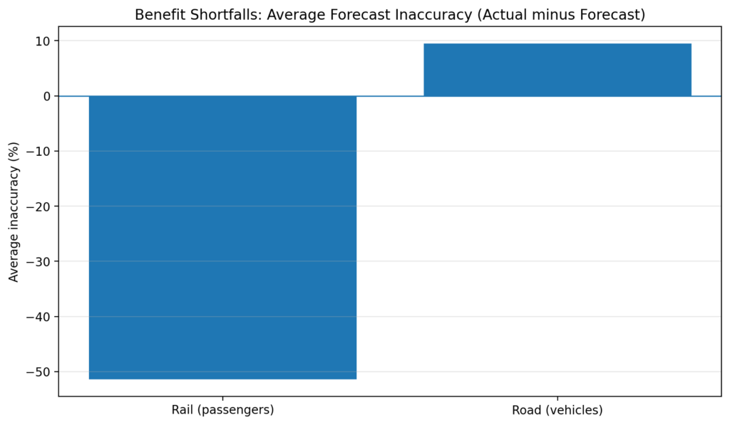 Megaproject Cost Overruns: The patterns that never change 2 mega overruns chart2 traffic inaccuracy