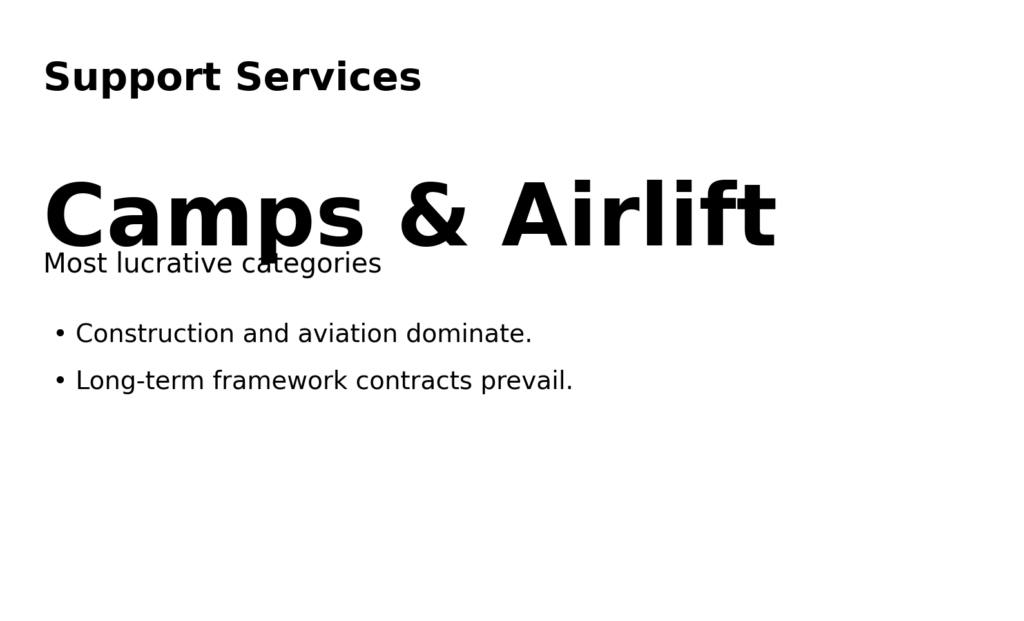 Peacekeeping Supply Chains: Who profits from “support services” 14 pk info4 services