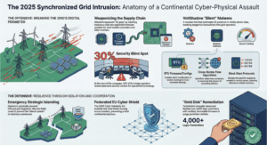 State Sponsored Cyber Espionage: Investigating the threat actors targeting EU energy grids 2 State Sponsored Cyber Espionage Infographic